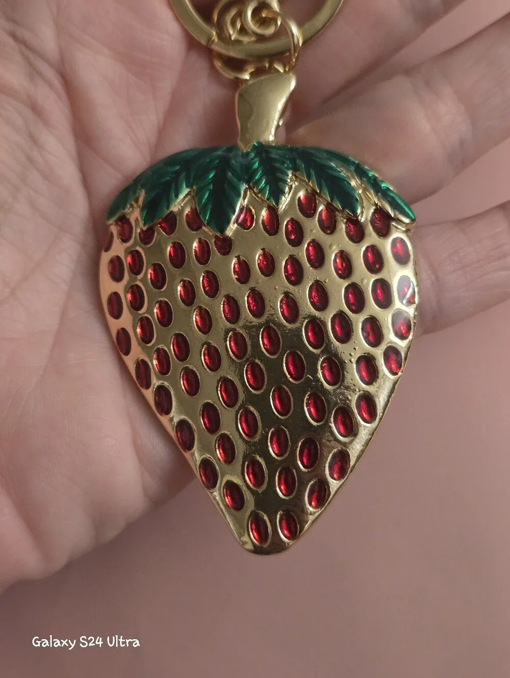 Strawberry 🍓 Bag Charm/ Keychain NEW